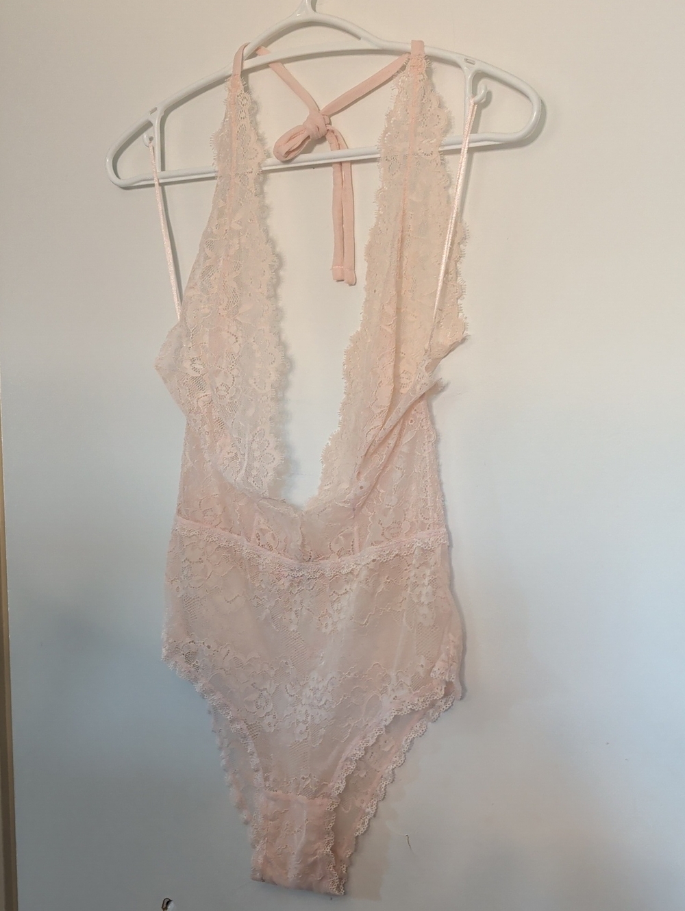 La vie en rose bodysuit lace pink xs/s